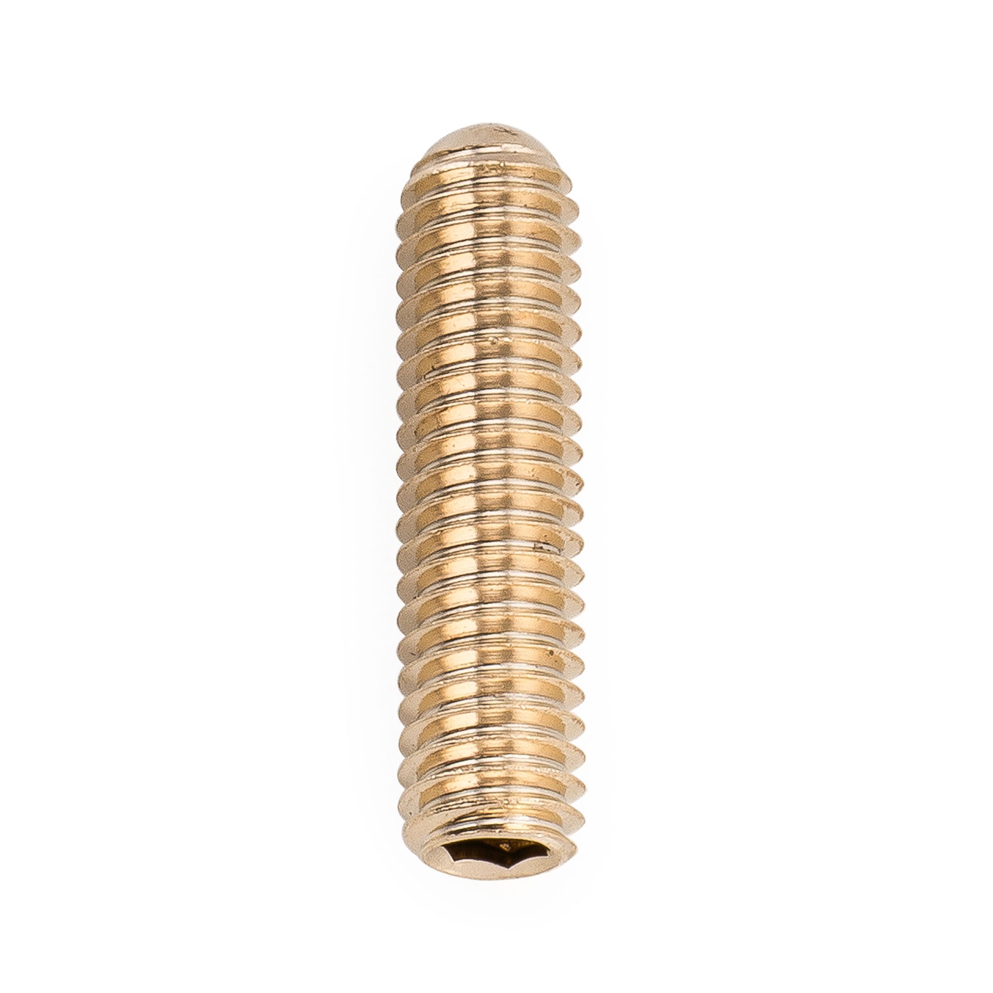 Musiclily Tornillo de ajuste de altura de silla de montar de acero inoxidable M3x12mm Ultra Métrico Punta ovalada para puente de guitarra eléctrica y bajo importados, set de 20