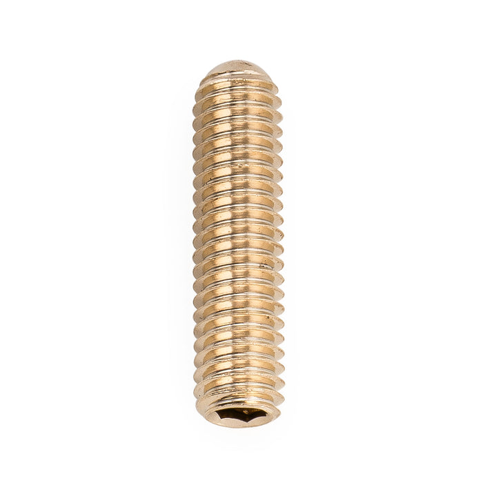 Musiclily Ultra Metric M3x12mm Stainless Steel Saddle Height Adjustment Screws Oval Point for Imported Electric Guitar Bass Bridge, Set of 20