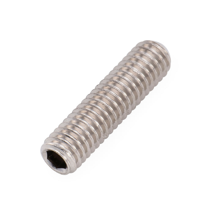 Musiclily Ultra Metric M3x12mm Stainless Steel Saddle Height Adjustment Screws Oval Point for Imported Electric Guitar Bass Bridge, Set of 20