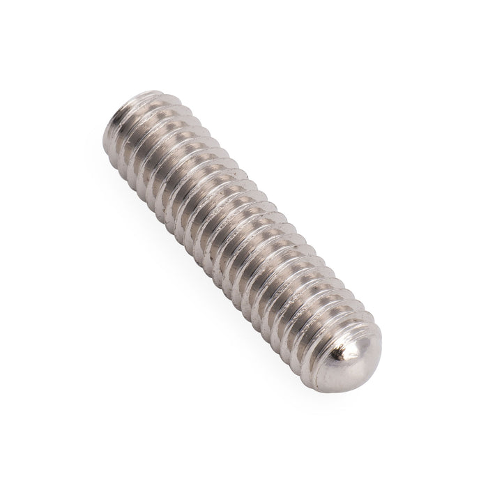 Musiclily Ultra Metric M3x12mm Stainless Steel Saddle Height Adjustment Screws Oval Point for Imported Electric Guitar Bass Bridge, Set of 20