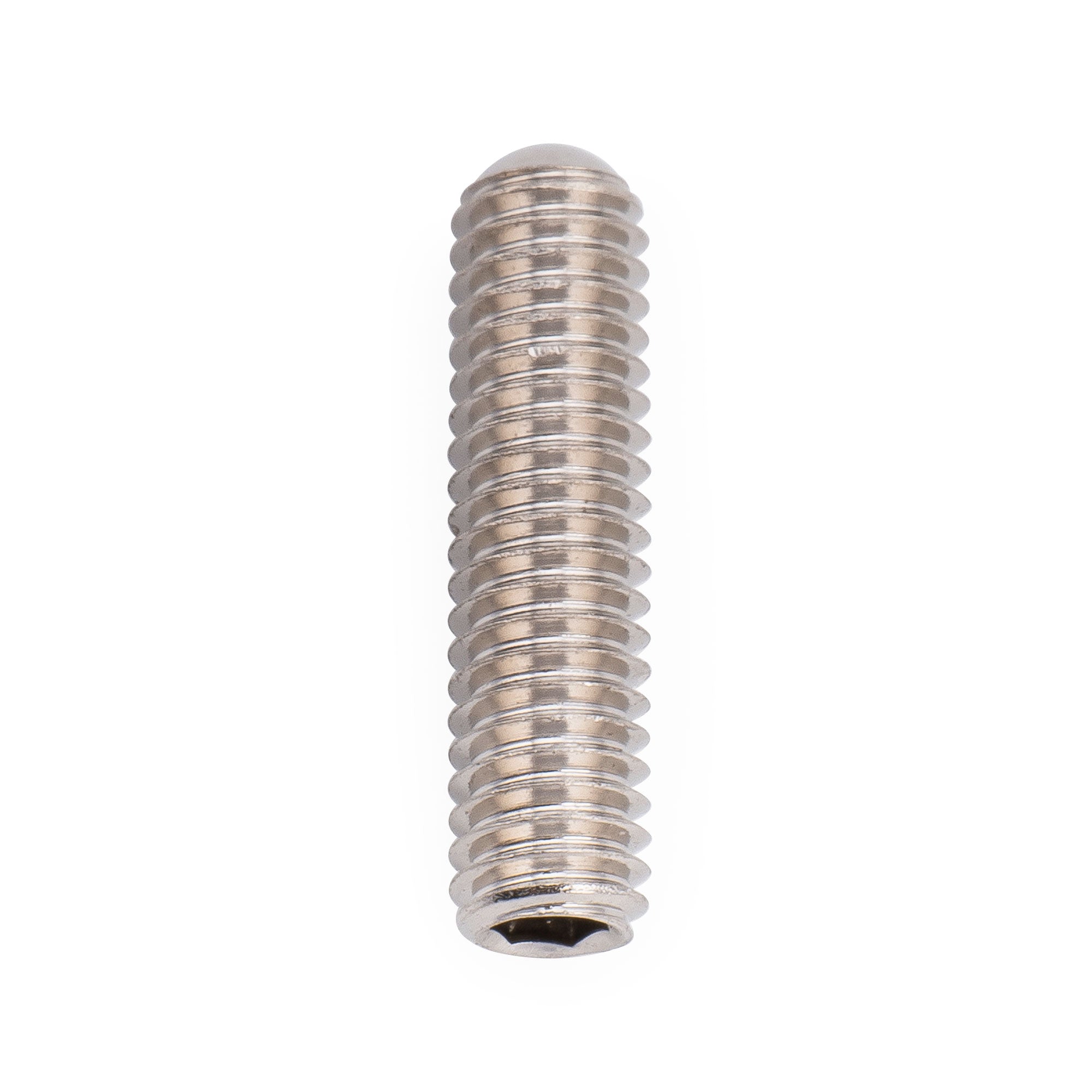 Musiclily Tornillo de ajuste de altura de silla de montar de acero inoxidable M3x12mm Ultra Métrico Punta ovalada para puente de guitarra eléctrica y bajo importados, set de 20