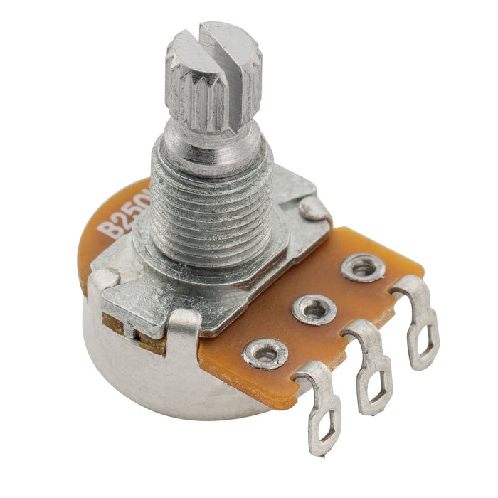 Alpha 250K Mini Pot Metric Split Short Shaft 6.5mm Linear Taper Potentiometer for Electric Guitar Bass