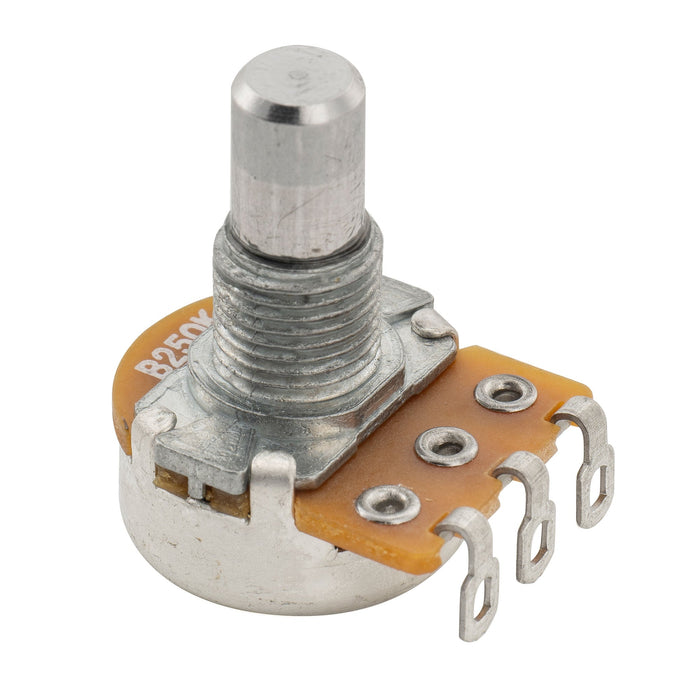 Alpha 250K Mini Pot Metric Solid Short Shaft 6.5mm Audio Taper Potentiometer for Electric Guitar Bass