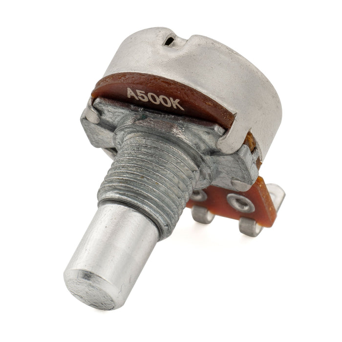 Alpha 500K Mini Pot Metric Solid Short Shaft 6.5mm Audio Taper Potentiometer for Electric Guitar Bass