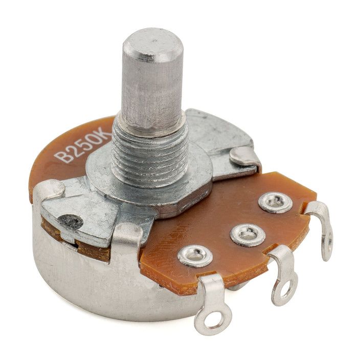 Alpha 250K Pot Metric Solid Short Shaft 6.5mm Audio Taper Potentiometer for Electric Guitar Bass