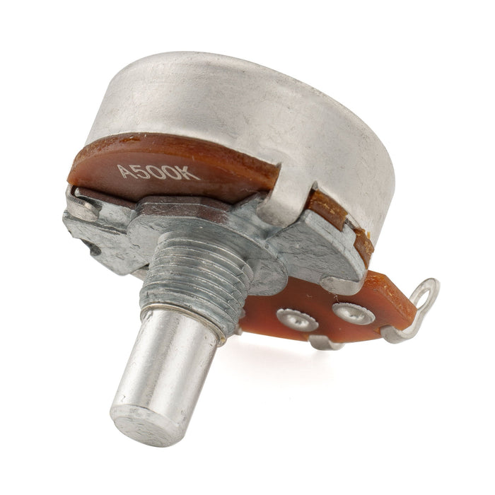 Alpha 500K Pot Metric Solid Short Shaft 6.5mm Audio Taper Potentiometer for Electric Guitar Bass