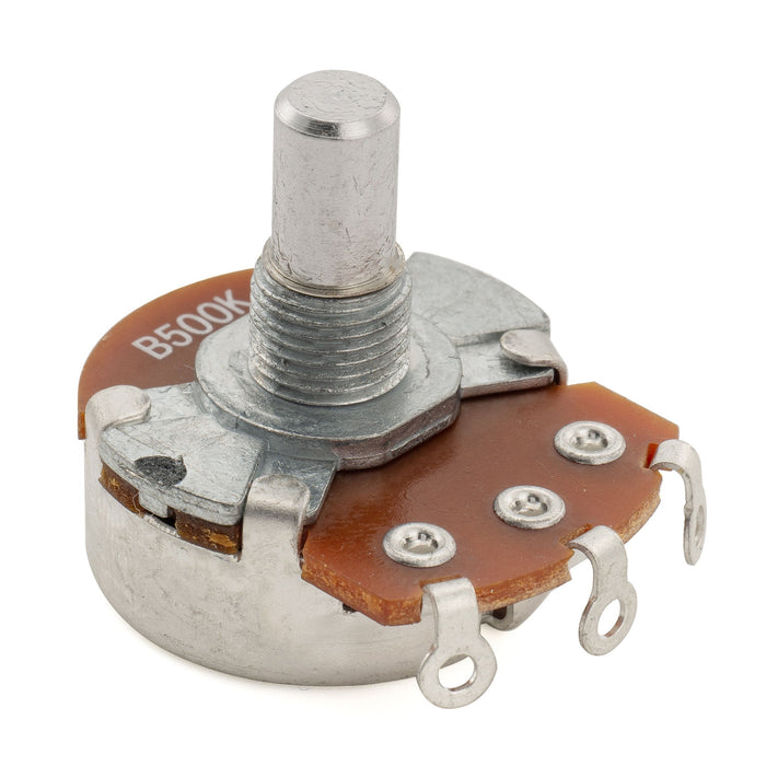 Alpha 500K Pot Metric Solid Short Shaft 6.5mm Audio Taper Potentiometer for Electric Guitar Bass