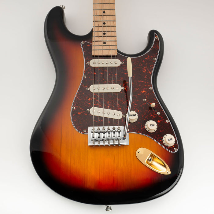 Musiclily Pro Colorful Series Aluminium Boat Jack Socket Plate 3/8 Inch for Strat Style Electric Guitar