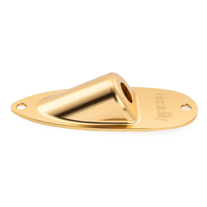 Musiclily Pro Colorful Series Aluminium Boat Jack Socket Plate 3/8 Inch for Strat Style Electric Guitar