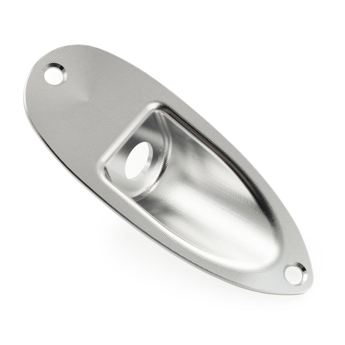 Musiclily Pro Colorful Series Aluminium Boat Jack Socket Plate 3/8 Inch for Strat Style Electric Guitar