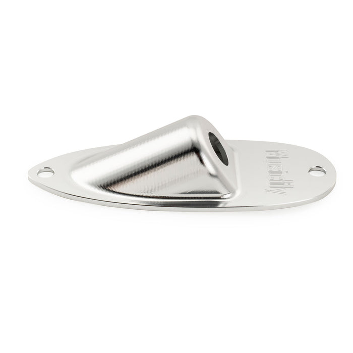 Musiclily Pro Colorful Series Aluminium Boat Jack Socket Plate 3/8 Inch for Strat Style Electric Guitar