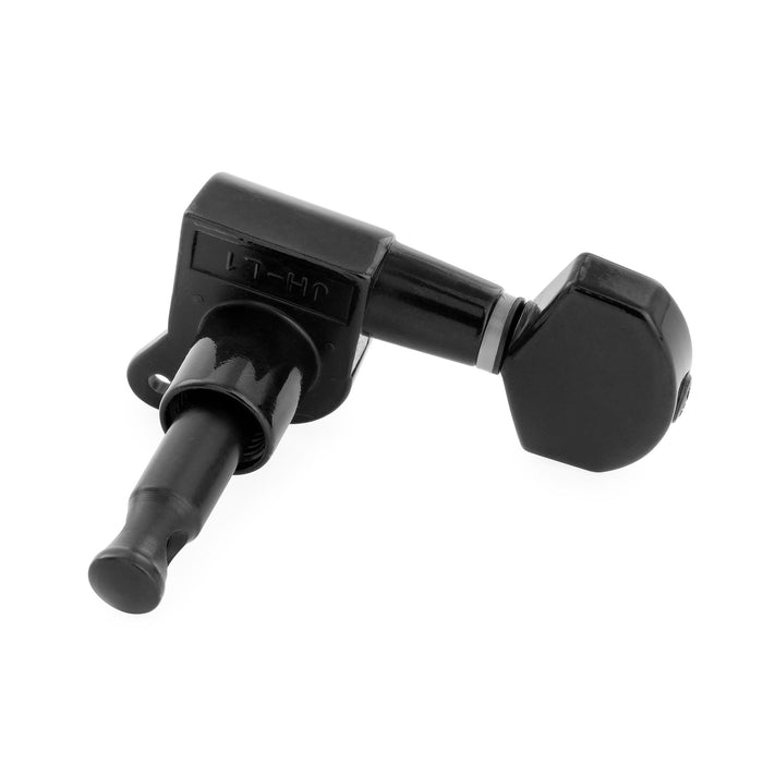 Musiclily Pro R15J Singolo Rapporto 15:1, macchina completamente sigillata, chiave di accordatura laterale con pulsante esagonale per chitarra elettrica stile Stratocaster Telecaster