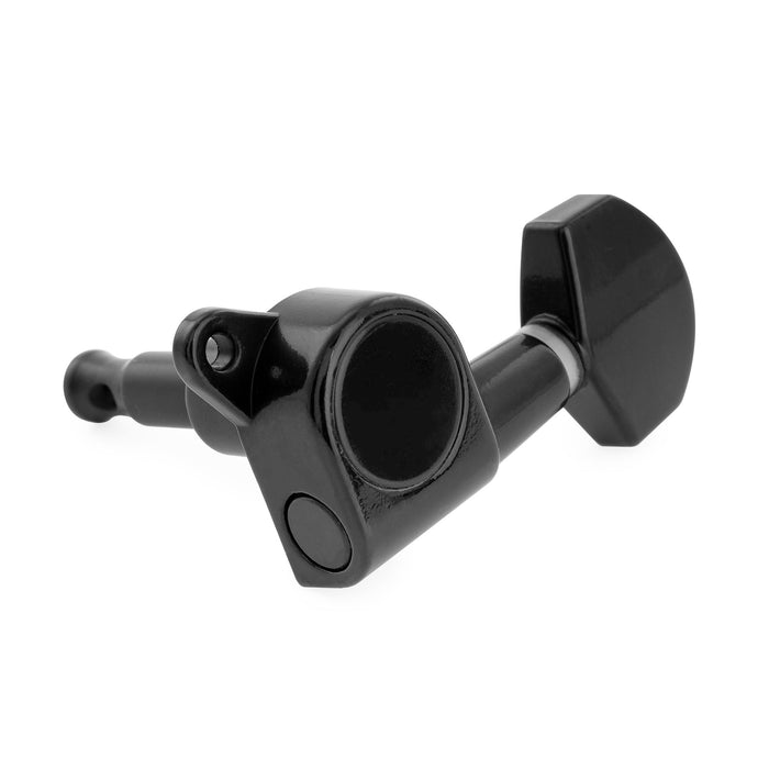 Musiclily Pro R15J Singolo Rapporto 15:1, macchina completamente sigillata, chiave di accordatura laterale con pulsante esagonale per chitarra elettrica stile Stratocaster Telecaster