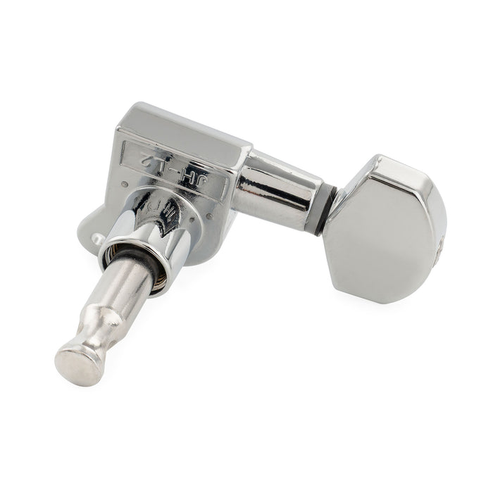Musiclily Pro R15J Singolo Rapporto 15:1, macchina completamente sigillata, chiave di accordatura laterale con pulsante esagonale per chitarra elettrica stile Stratocaster Telecaster