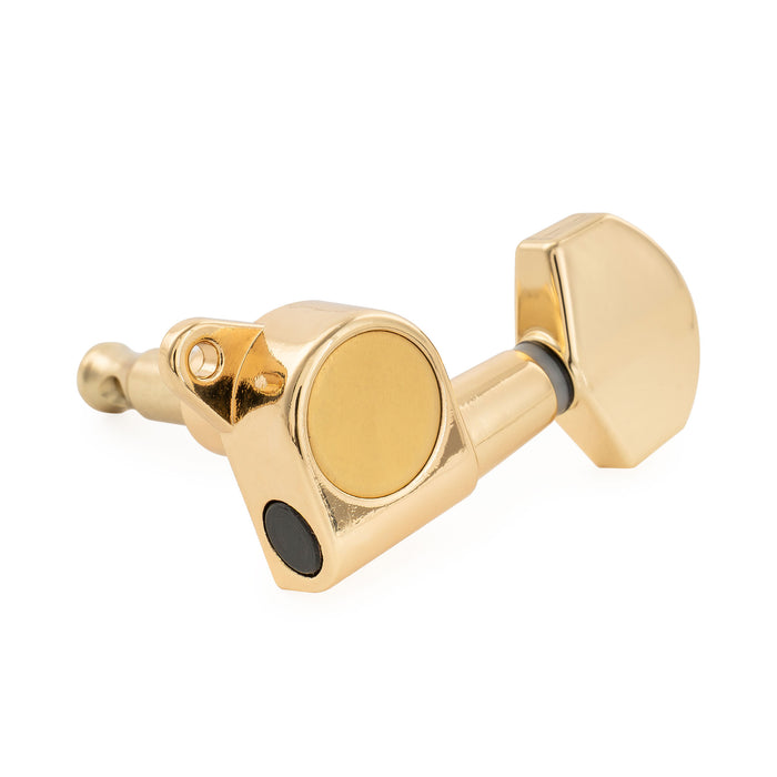 Musiclily Pro R15J Singolo Rapporto 15:1, macchina completamente sigillata, chiave di accordatura laterale con pulsante esagonale per chitarra elettrica stile Stratocaster Telecaster