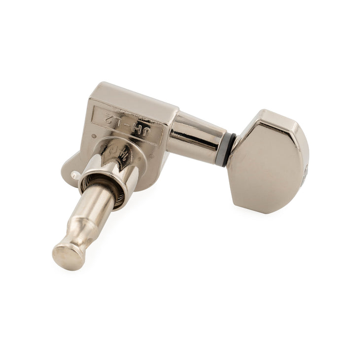 Musiclily Pro R15J Singolo Rapporto 15:1, macchina completamente sigillata, chiave di accordatura laterale con pulsante esagonale per chitarra elettrica stile Stratocaster Telecaster