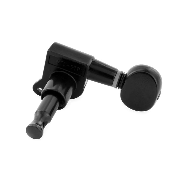 Musiclily Pro R15J Linkshänder 6-in-line 15:1 Verhältnis Vollständig versiegelte Maschinenköpfe, Stimmer, Stimmwirbel mit Vintage-Oval-Button für Strat Tele Stil E-Gitarre