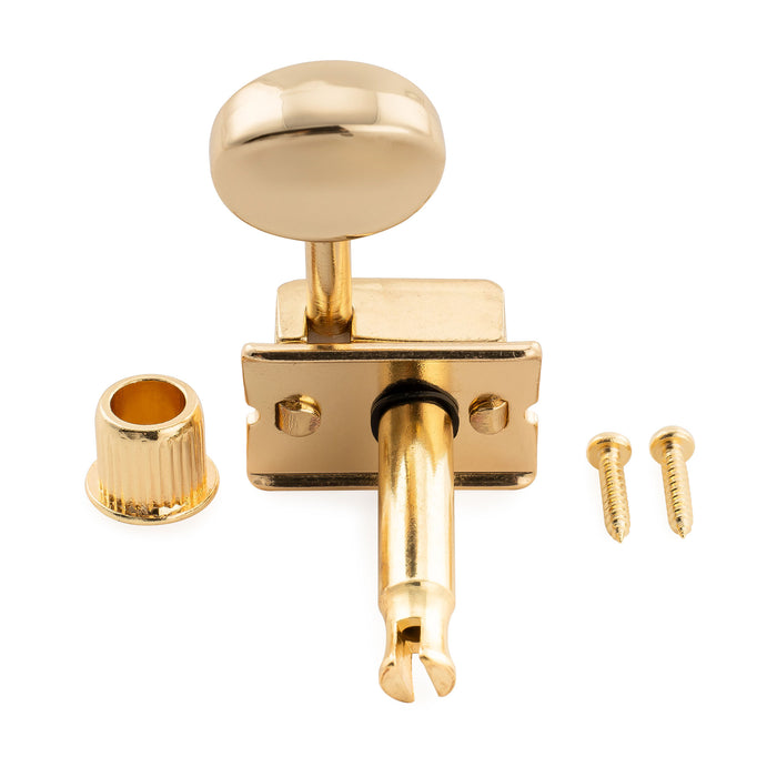 Musiclily Pro R15J Vintage Esquerda 6-em-linha 15:1 Relação, Mecanismos Semicerrados com Eixo Dividido, Pega de Afinar para Guitarra Estilo Fender Squier Strat Tele