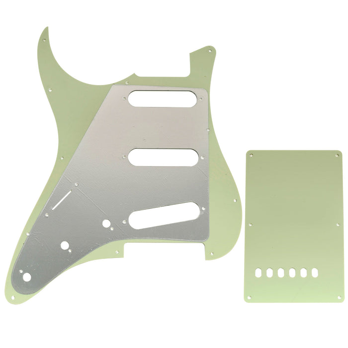 Musiclily Pro 11-Hole ST Guitar Pickguard and Backplate Set for Tagima TG-530 Strat Style SSS Electric Guitar