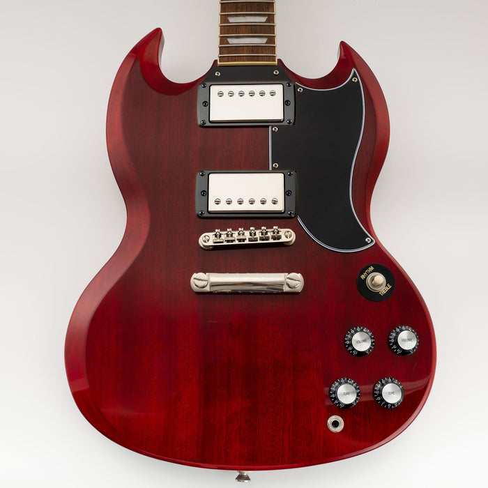 Musiclily Ultra アルミニウムフラットボトム ビベルドハムバッカーピックアップマウンティングリングセット Epi SGスタイル エレキギター用