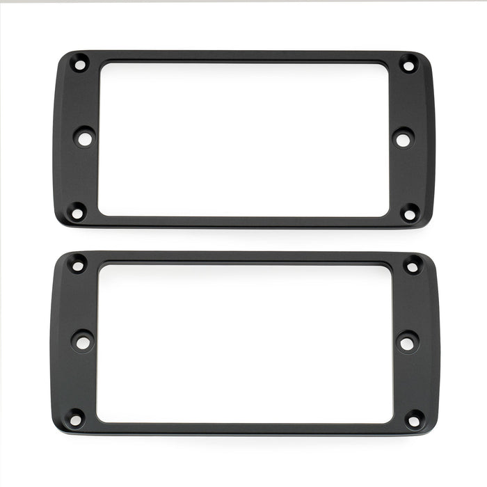 Musiclily Ultra アルミニウムフラットボトム ビベルドハムバッカーピックアップマウンティングリングセット Epi SGスタイル エレキギター用