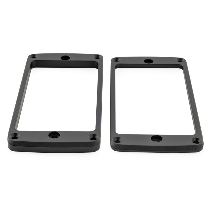 Musiclily Ultra アルミニウムフラットボトム ビベルドハムバッカーピックアップマウンティングリングセット Epi SGスタイル エレキギター用