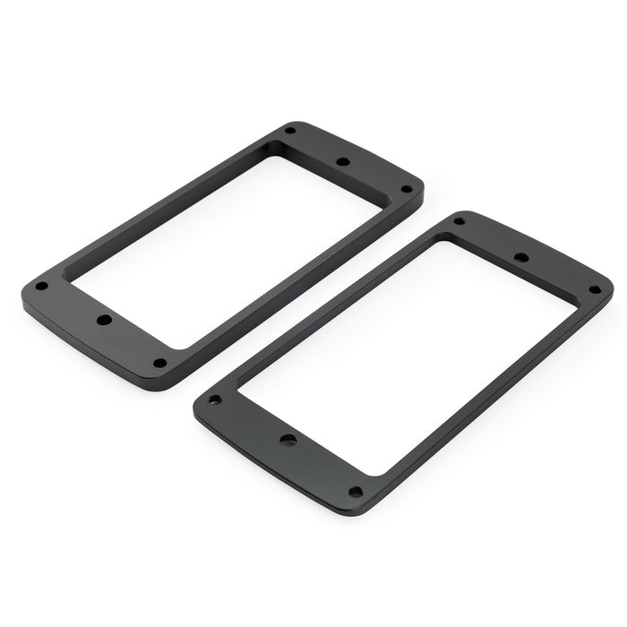 Musiclily Ultra アルミニウムフラットボトム ビベルドハムバッカーピックアップマウンティングリングセット Epi SGスタイル エレキギター用