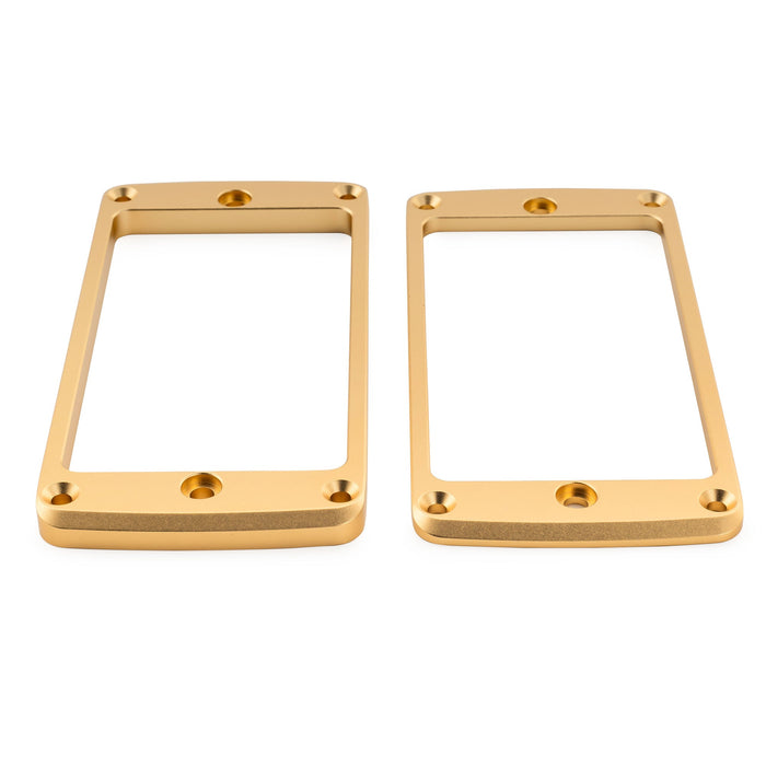 Musiclily Ultra アルミニウムフラットボトム ビベルドハムバッカーピックアップマウンティングリングセット Epi SGスタイル エレキギター用