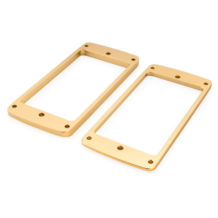 Musiclily Ultra アルミニウムフラットボトム ビベルドハムバッカーピックアップマウンティングリングセット Epi SGスタイル エレキギター用