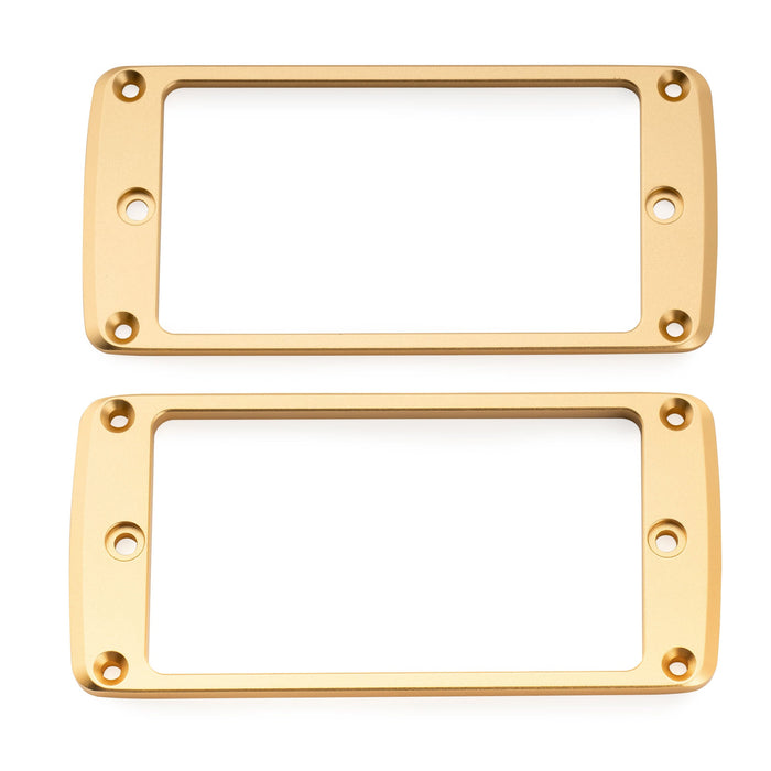 Musiclily Ultra アルミニウムフラットボトム ビベルドハムバッカーピックアップマウンティングリングセット Epi SGスタイル エレキギター用