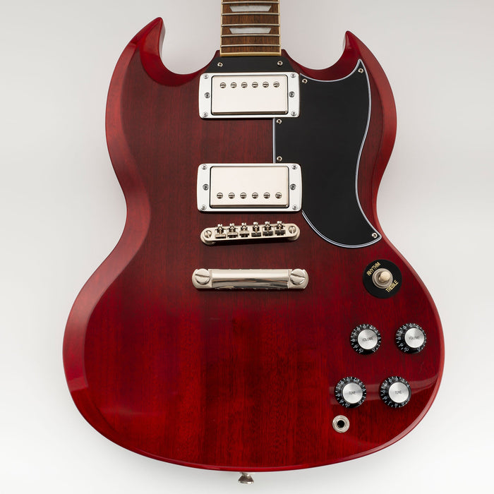 Musiclily Ultra アルミニウムフラットボトム ビベルドハムバッカーピックアップマウンティングリングセット Epi SGスタイル エレキギター用