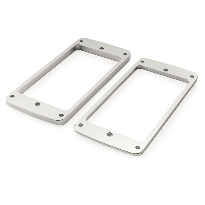 Musiclily Ultra アルミニウムフラットボトム ビベルドハムバッカーピックアップマウンティングリングセット Epi SGスタイル エレキギター用