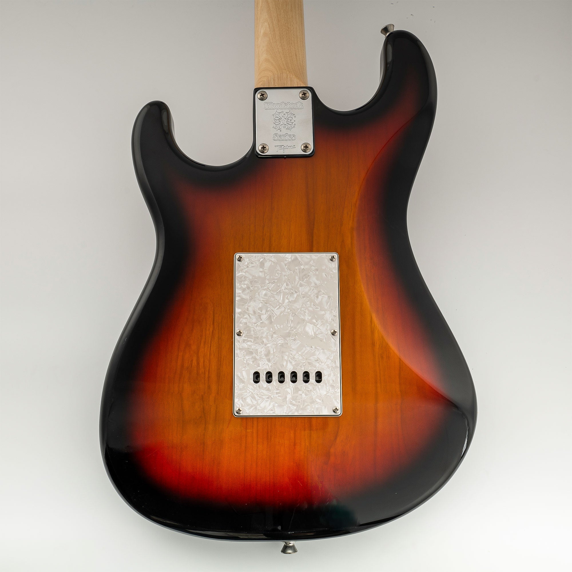 Musiclily Pro 6-Hole ST Guitar Backplate for Tagima TG-530 Strat Style SSS 10-Hole Pickguard Electric Guitar