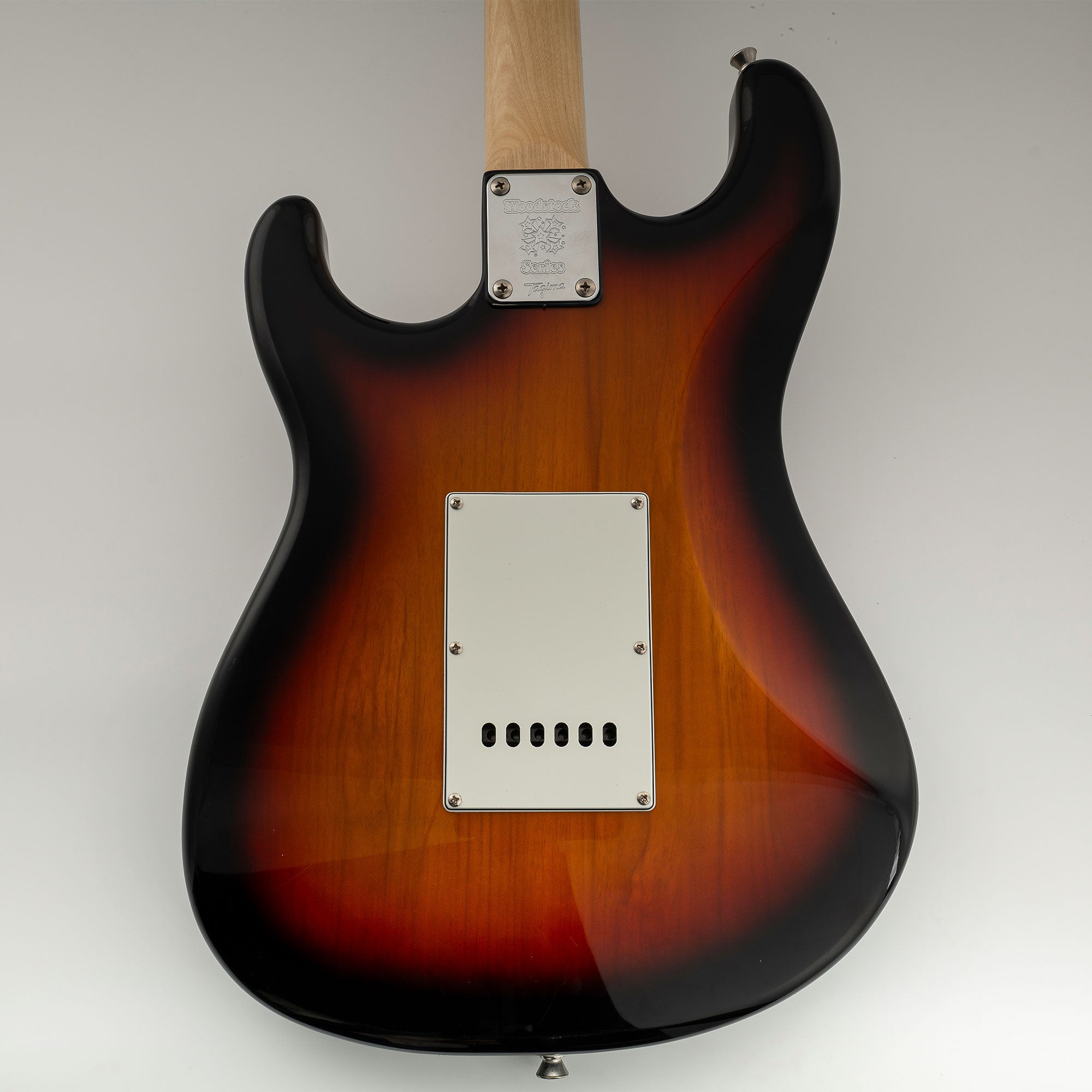 Musiclily Pro 6-Hole ST Guitar Backplate for Tagima TG-530 Strat Style SSS 10-Hole Pickguard Electric Guitar