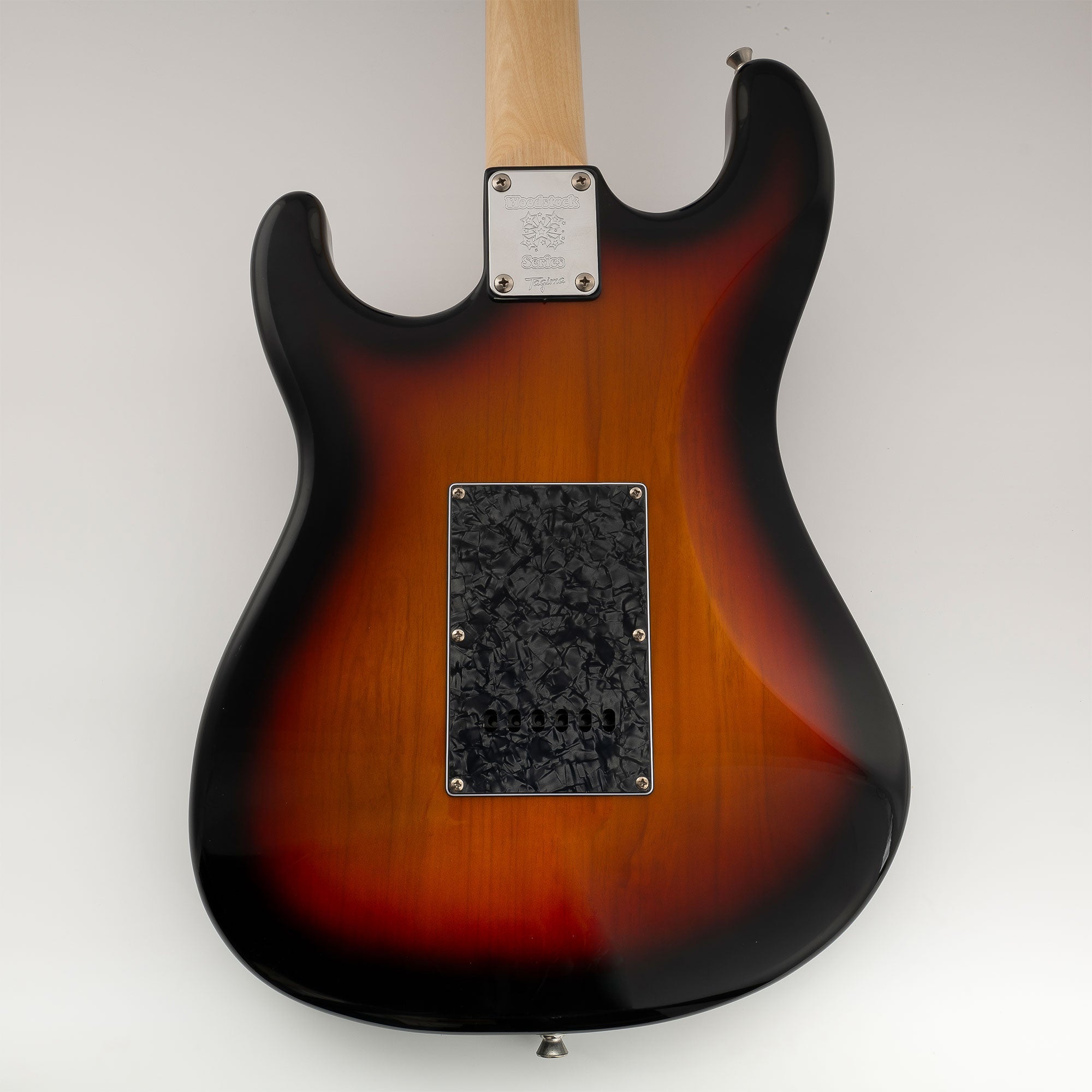 Musiclily Pro 6-Hole ST Guitar Backplate for Tagima TG-530 Strat Style SSS 10-Hole Pickguard Electric Guitar