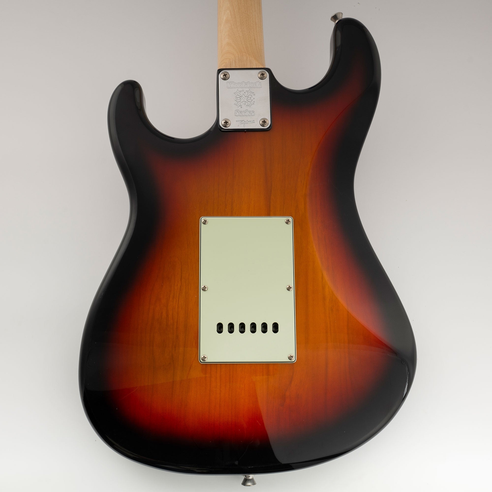 Musiclily Pro 6-Hole ST Guitar Backplate for Tagima TG-530 Strat Style SSS 10-Hole Pickguard Electric Guitar