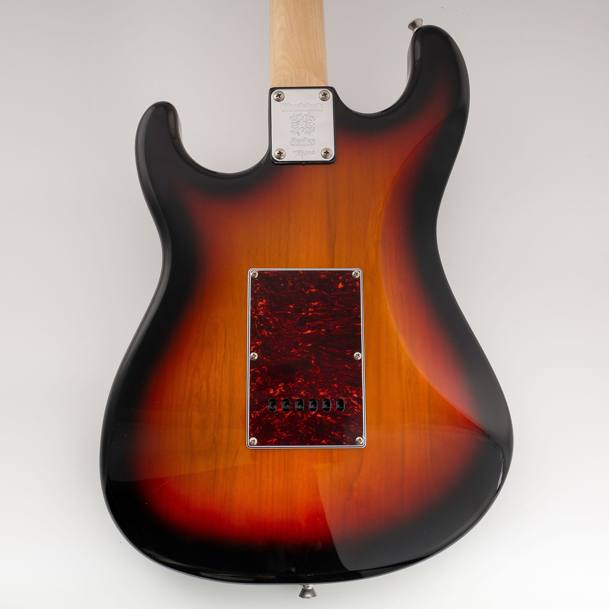 Musiclily Pro 6-Hole ST Guitar Backplate for Tagima TG-530 Strat Style SSS 10-Hole Pickguard Electric Guitar