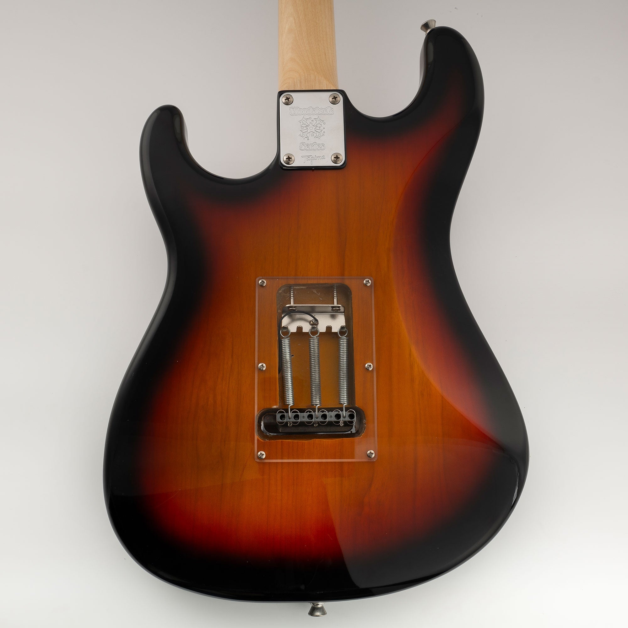 Musiclily Pro 6-Hole ST Guitar Backplate for Tagima TG-530 Strat Style SSS 10-Hole Pickguard Electric Guitar