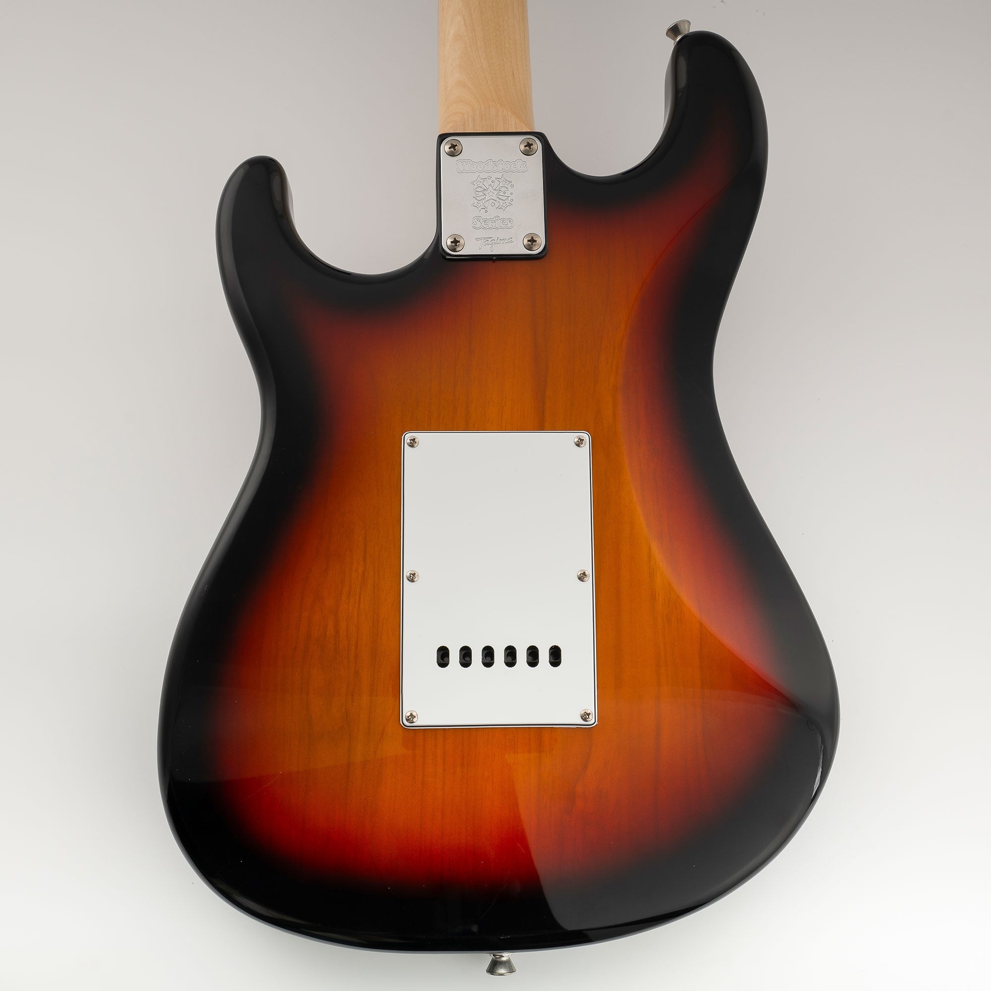 Musiclily Pro 6-Hole ST Guitar Backplate for Tagima TG-530 Strat Style SSS 10-Hole Pickguard Electric Guitar