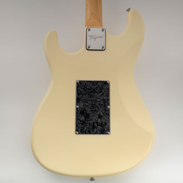 Musiclily Pro 6-Hole ST Guitar Backplate for Tagima TG-530 Strat Style SSS 11-Hole Pickguard Electric Guitar