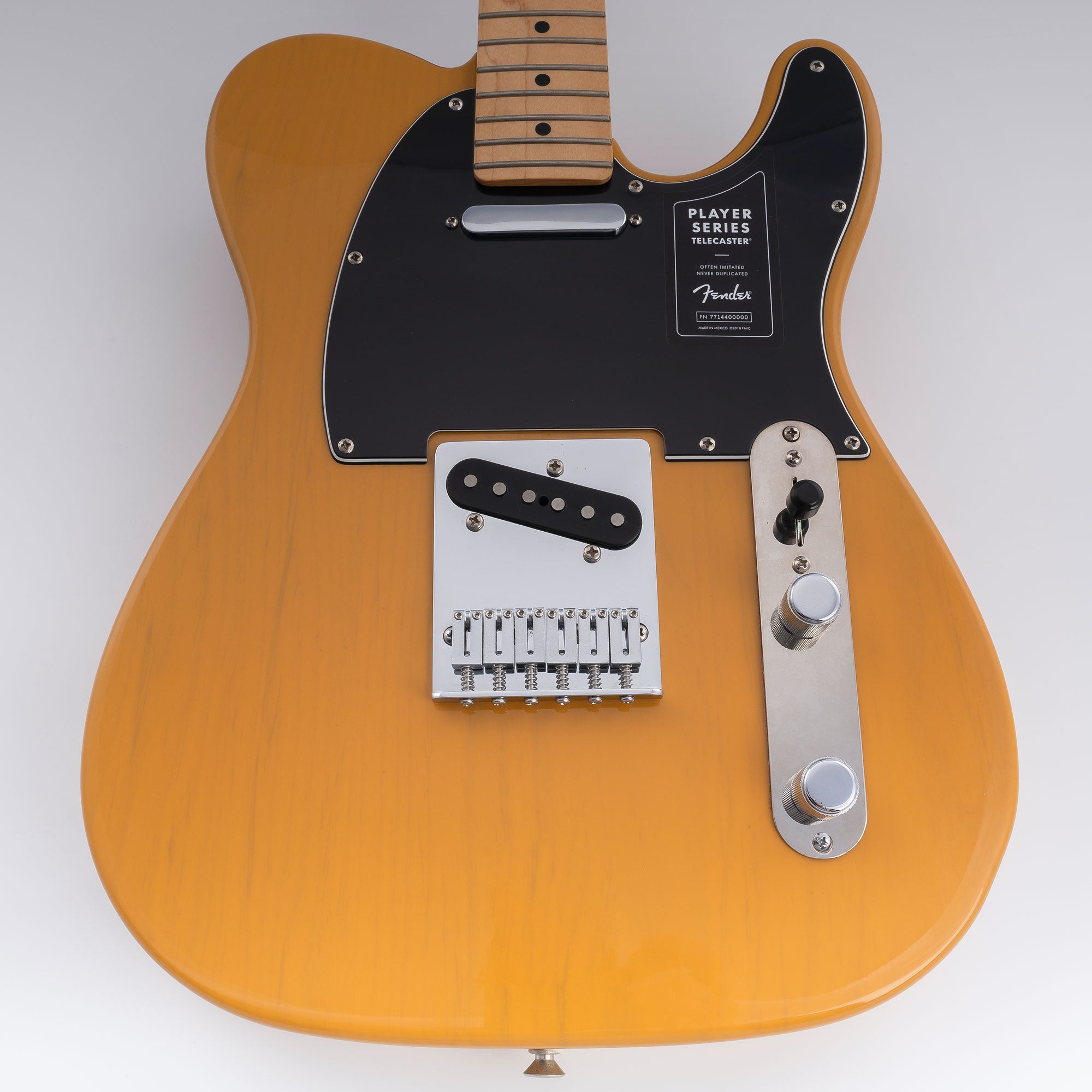 Musiclily Ultra Selletas rectangulares de acero inoxidable de 10,5 mm estilo moderno para guitarra eléctrica estilo Fender Strat Tele, juego de 6