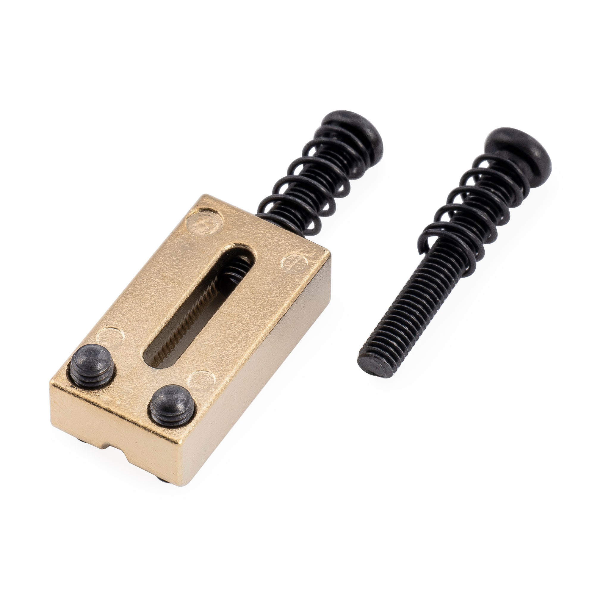 Musiclily Ultra Selletas rectangulares de acero inoxidable de 10,5 mm estilo moderno para guitarra eléctrica estilo Fender Strat Tele, juego de 6