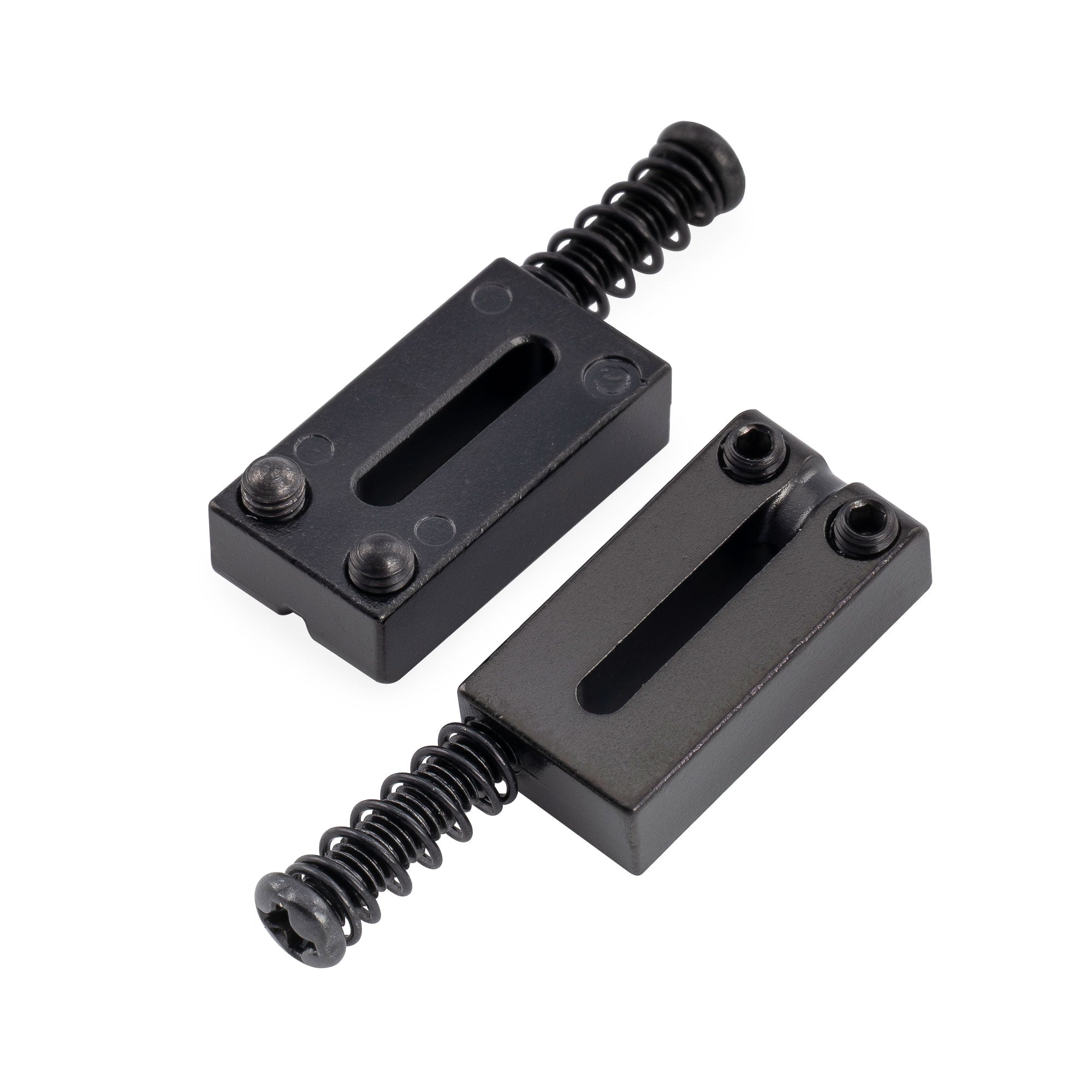 Musiclily Ultra 10.5mm Selletas Offset de Acero Inoxidable de Estilo Moderno para Guitarra Eléctrica Fender American Standard Ultra Strat Tele Style, Juego de 6