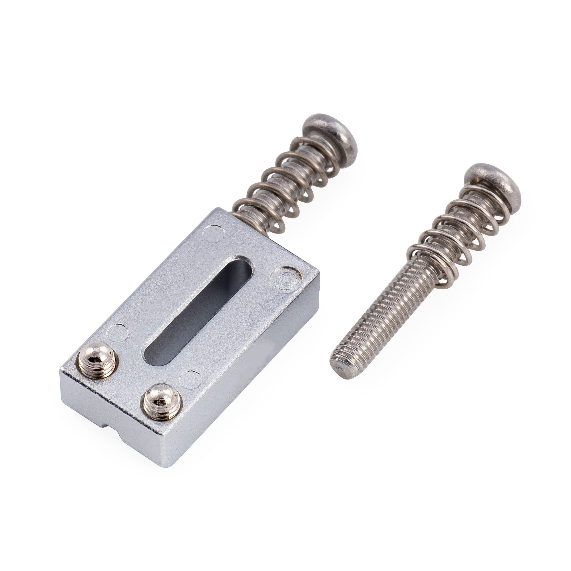 Musiclily Ultra 10.5mm Selletas Offset de Acero Inoxidable de Estilo Moderno para Guitarra Eléctrica Fender American Standard Ultra Strat Tele Style, Juego de 6
