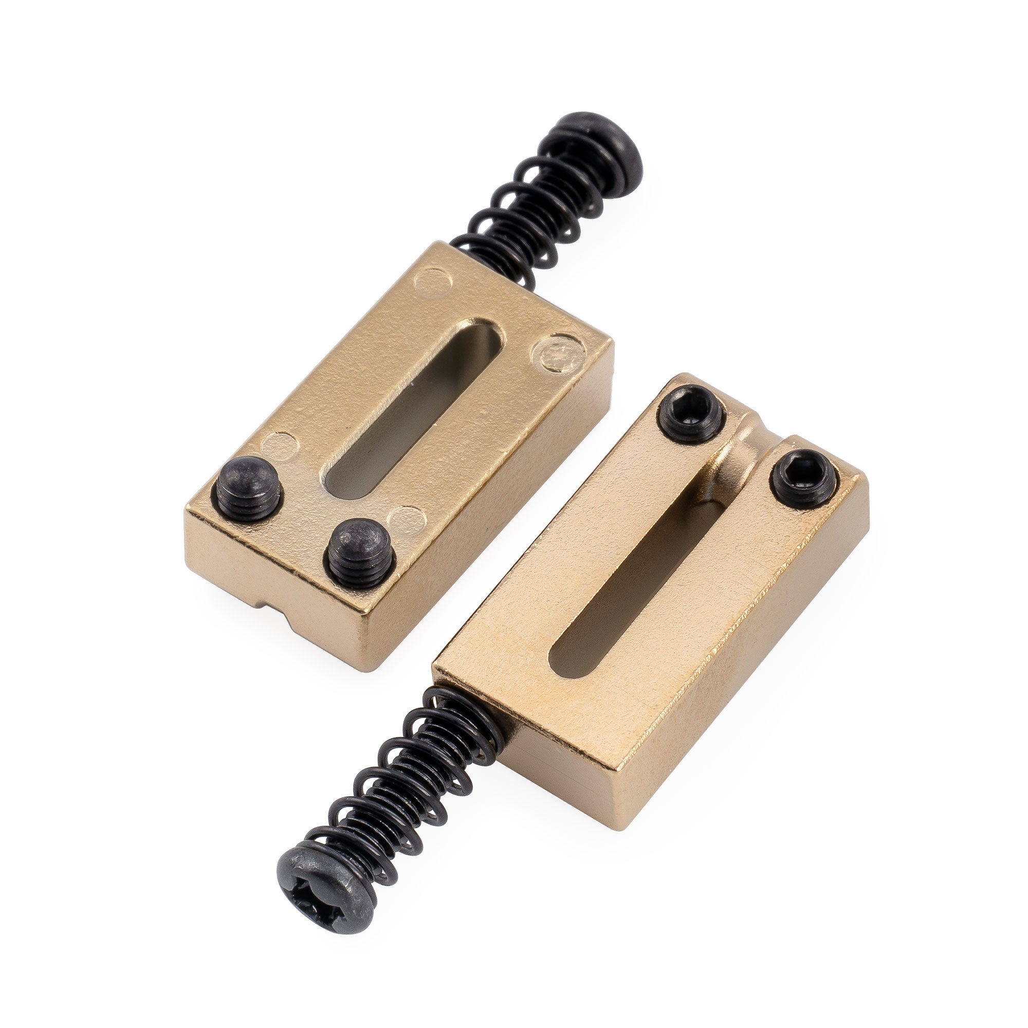 Musiclily Ultra 10.5mm Selletas Offset de Acero Inoxidable de Estilo Moderno para Guitarra Eléctrica Fender American Standard Ultra Strat Tele Style, Juego de 6