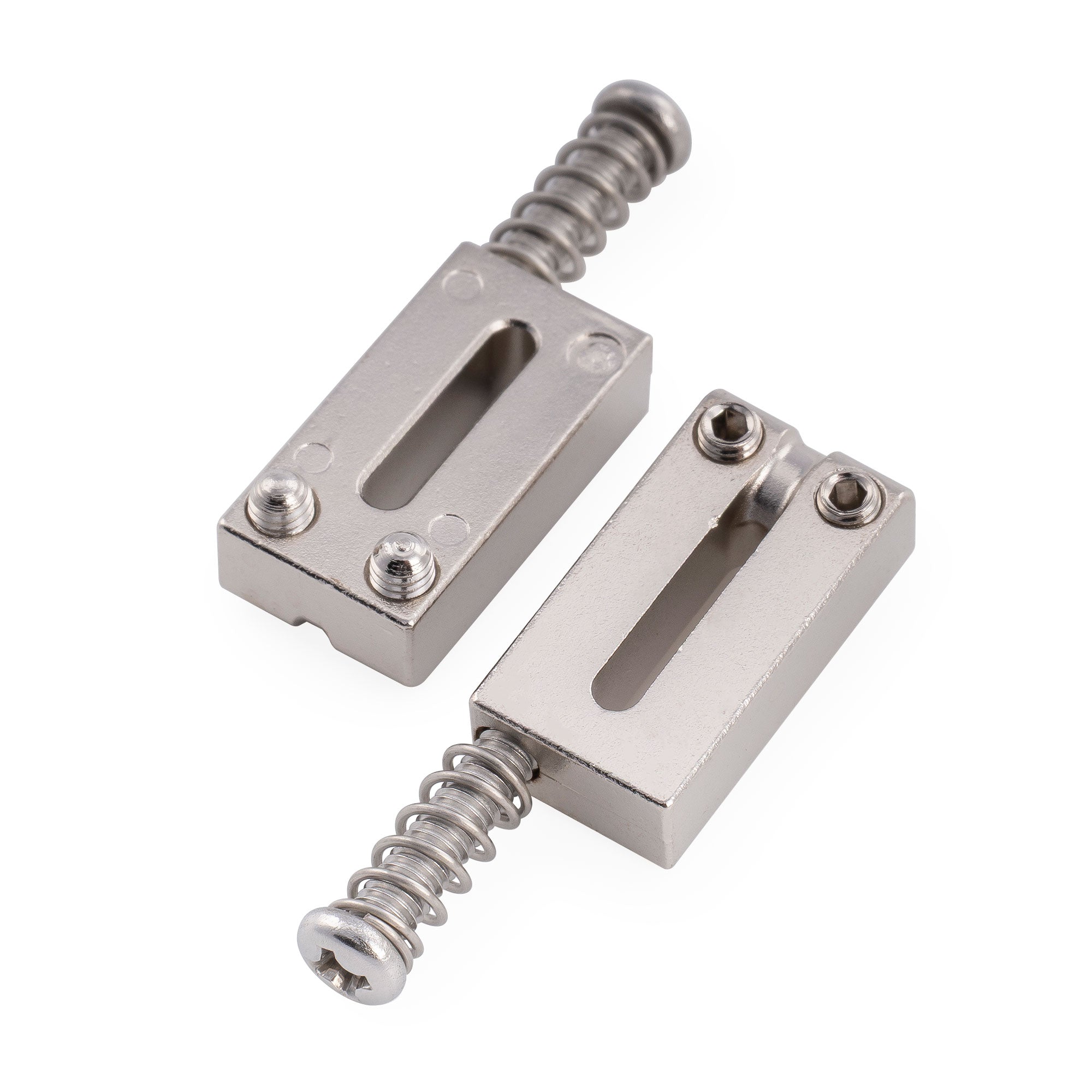 Musiclily Ultra 10.5mm Selletas Offset de Acero Inoxidable de Estilo Moderno para Guitarra Eléctrica Fender American Standard Ultra Strat Tele Style, Juego de 6
