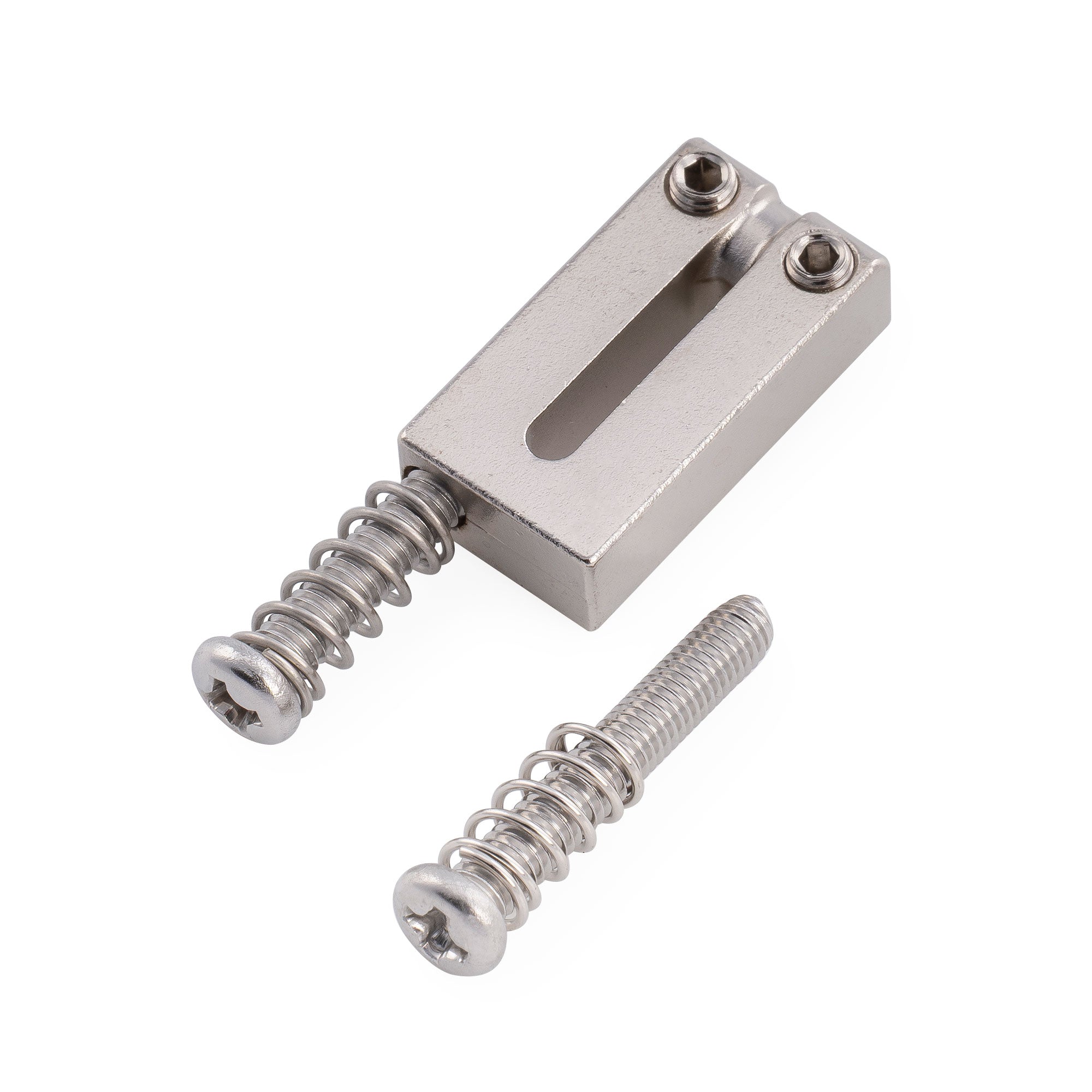 Musiclily Ultra 10.5mm Selletas Offset de Acero Inoxidable de Estilo Moderno para Guitarra Eléctrica Fender American Standard Ultra Strat Tele Style, Juego de 6
