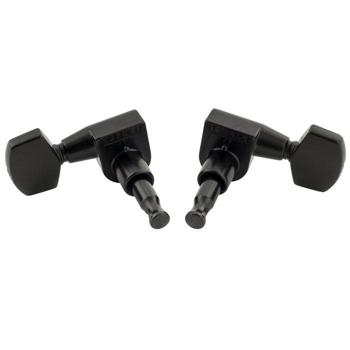 Musiclily Pro R18T-15 3R3L 18:1 Ratio 1-Pin Full Sealed Machine Heads Tuners Tuning Pegs Keys with Big Hex Button for Taylor Style Acoustic Guitar