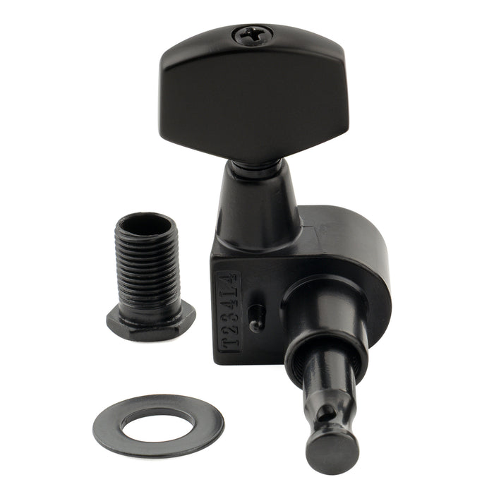 Musiclily Pro R18T-15 Single 18:1 Ratio 1-Pin Full Sealed Machine Head Treble Side Tuner Tuning Peg Key with Big Hex Button for Taylor Style Acoustic Guitar