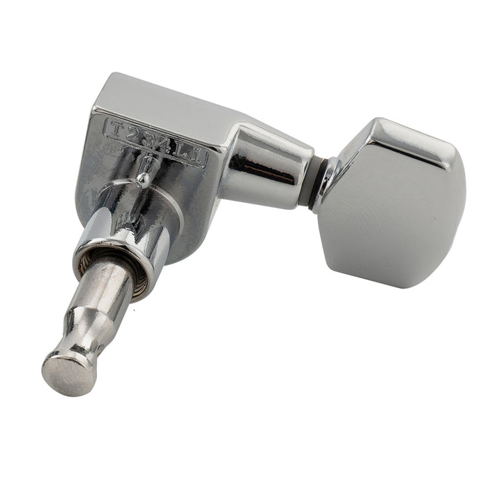 Musiclily Pro R18T-15 Single 18:1 Ratio 1-Pin Full Sealed Machine Head Treble Side Tuner Tuning Peg Key with Big Hex Button for Taylor Style Acoustic Guitar